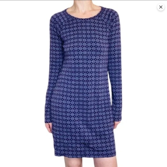 Smartwool Sweater Dress XS 100% Merino Wool Purple Cozy Cabin Ski Lodge Winter - Picture 1 of 11